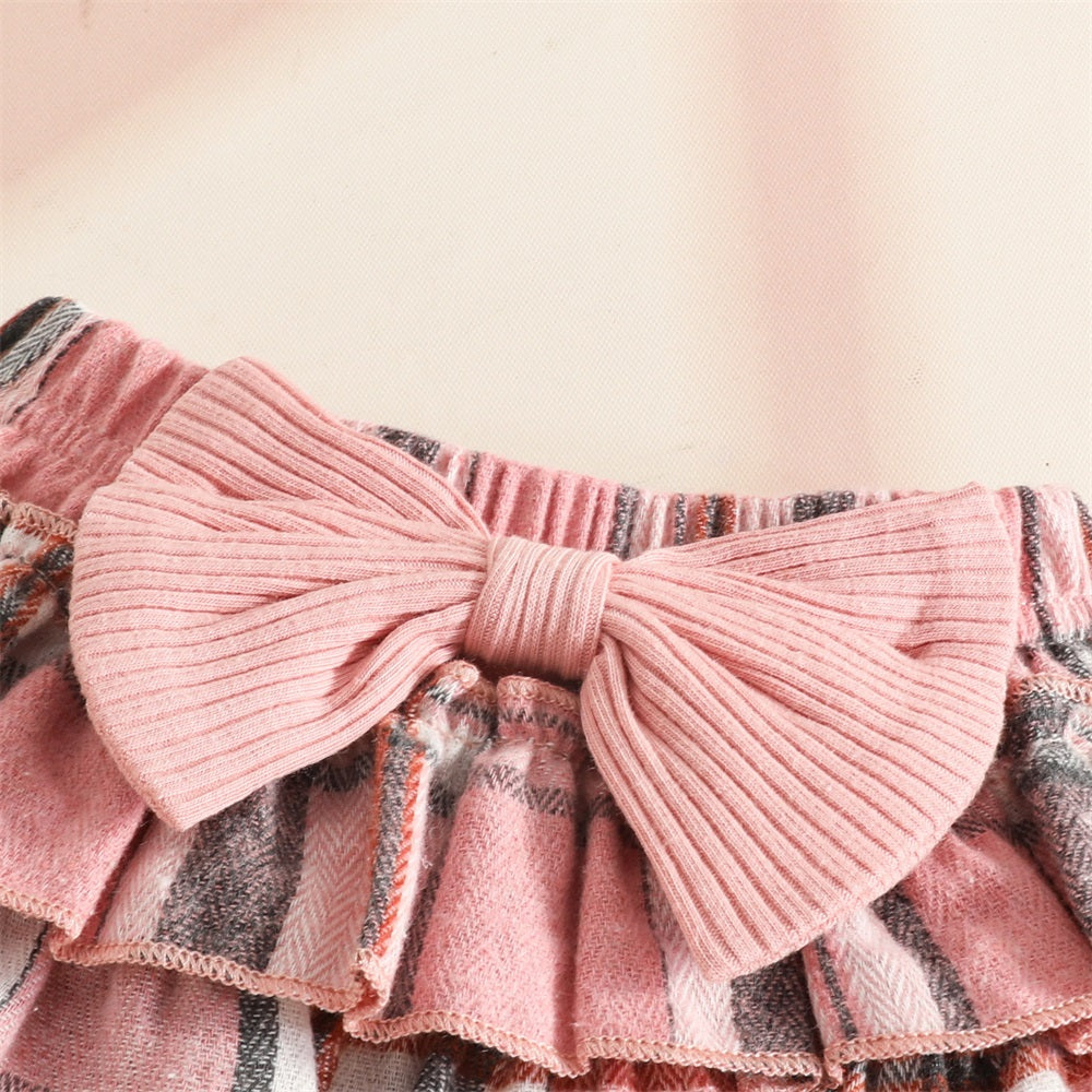 3PCS Mama Is My Bestie Letter Print Short Sleeve Baby Set