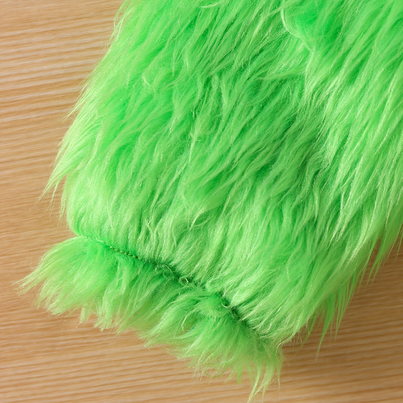 Ensemble pour bébé pelucheux imprimé lettre de Noël adorable 2 pièces