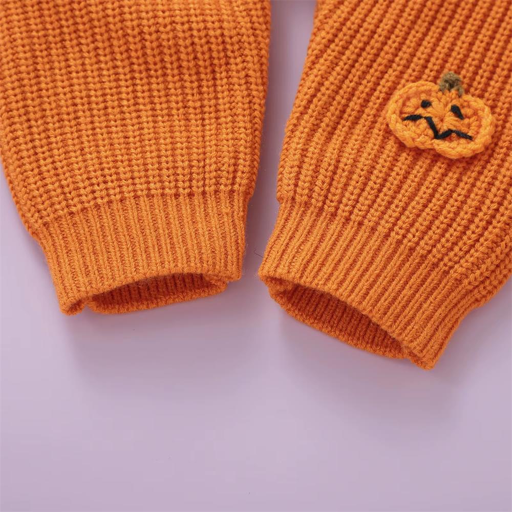 Halloween Knitted Long Sleeve Baby Jumpsuit
