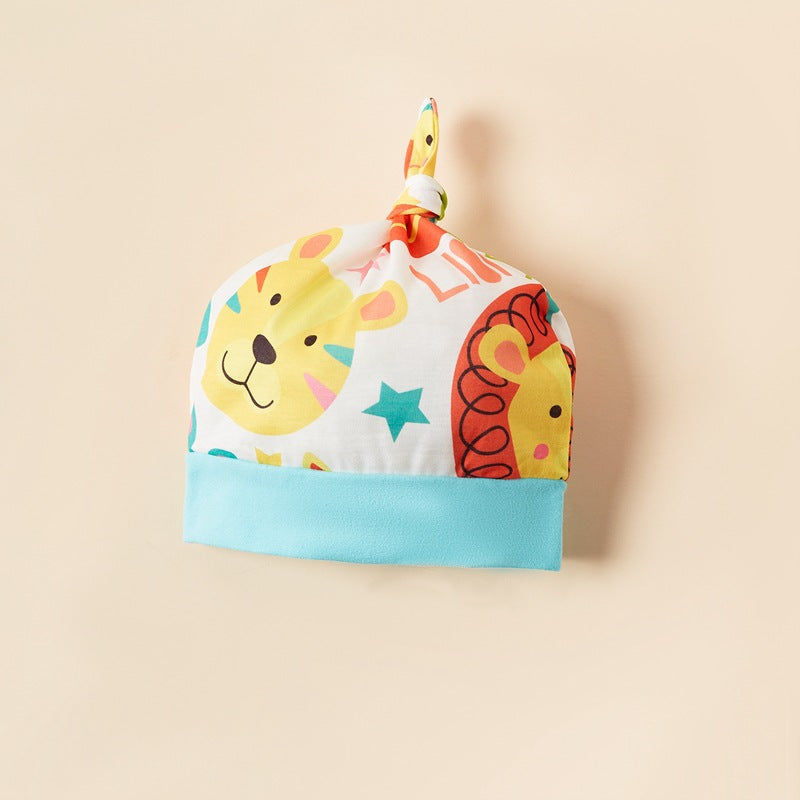 Lindo mono estampado de animales para bebé por toda la prenda