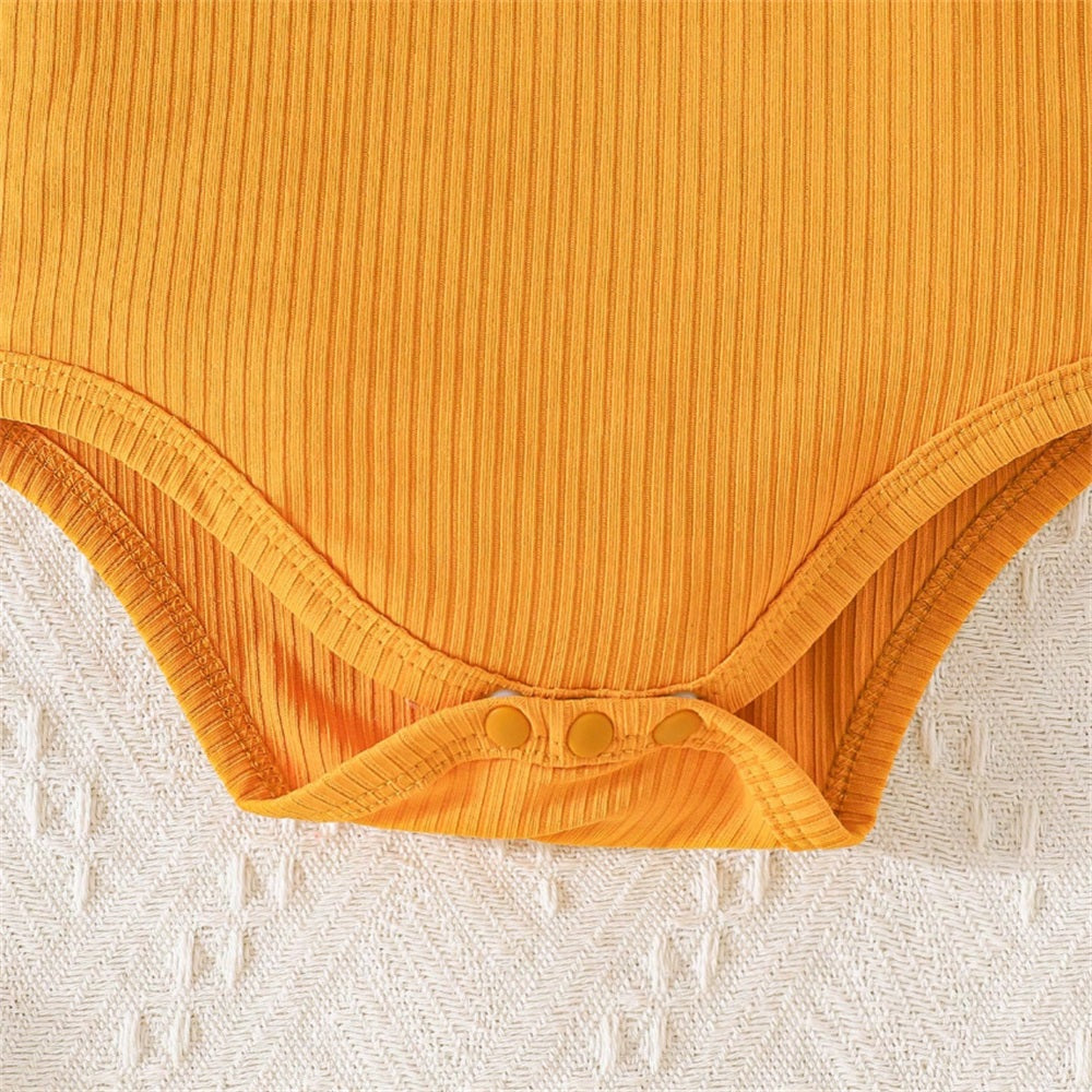 4PCS Three Bees Letter Bee Print Long Sleeve Baby Set