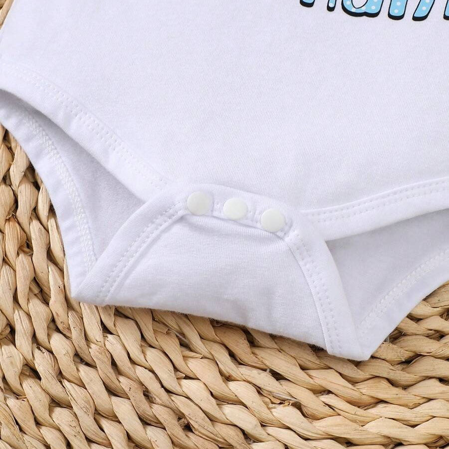 3PCS Cute Little Elephant Print Long Sleeve Baby Set