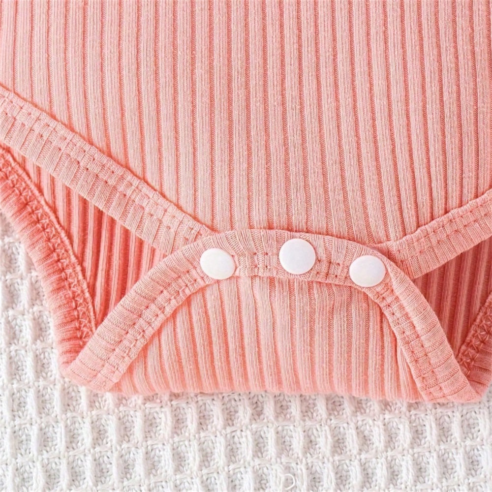 4PCS Daddy's Girl Letter Floral Print Long Sleeve Baby Set