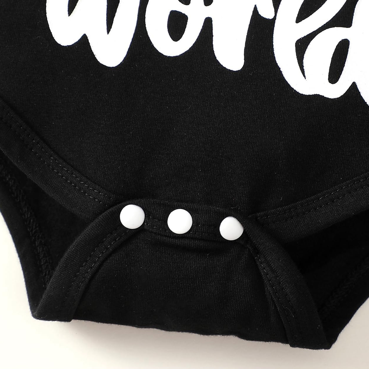 3PCS Daddy's Girl and Mommy's World Letter Floral Print Baby Set