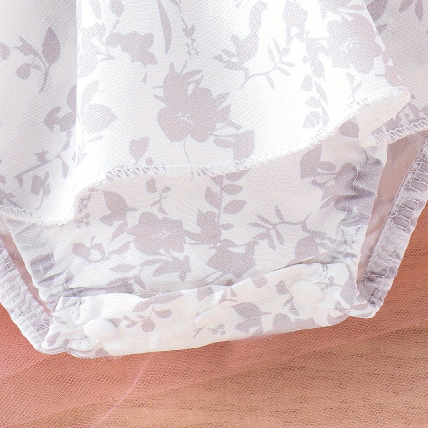 2PCS Pretty Color Blocking Floral Print Short Sleeve Baby Romper