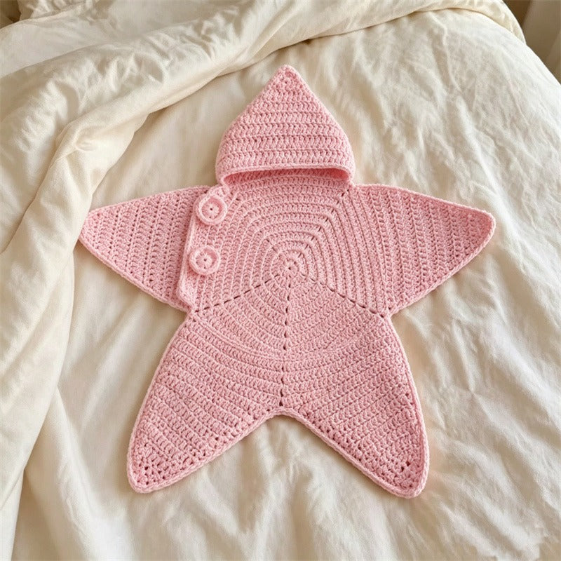Crochet Kit Or Readywear Choose One Starfish Knit Baby Jumpsuit