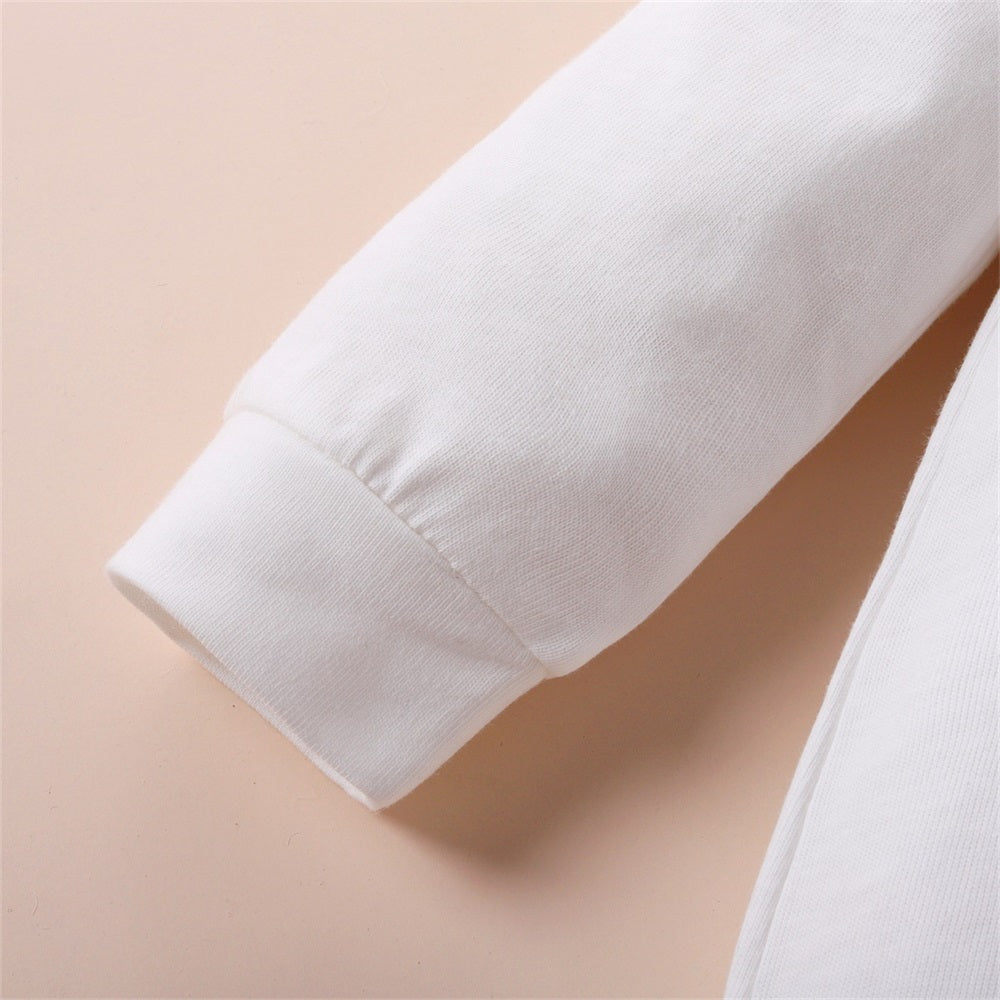 Every Dog Needs Baby Letter Print Long Sleeve Baby Jumpsuit