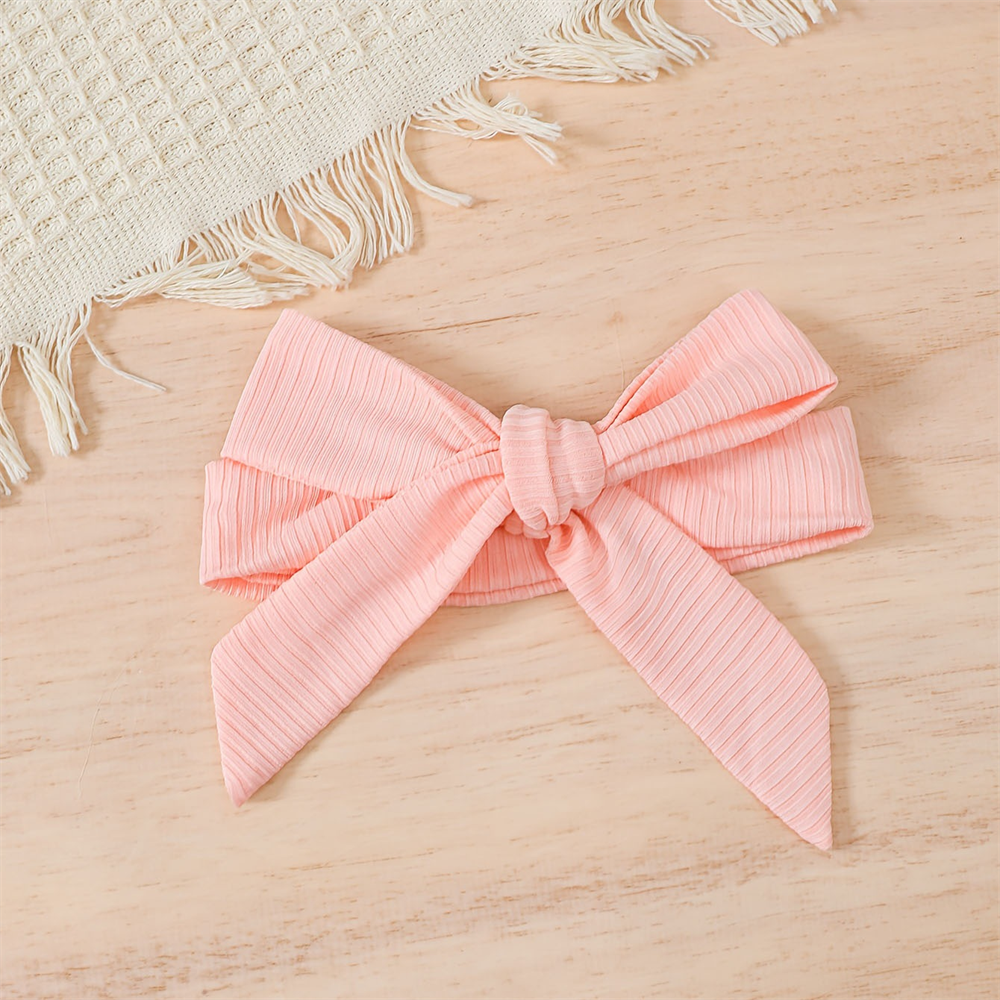 2PCS Lively Solid Color Baby Girl Jumpsuit