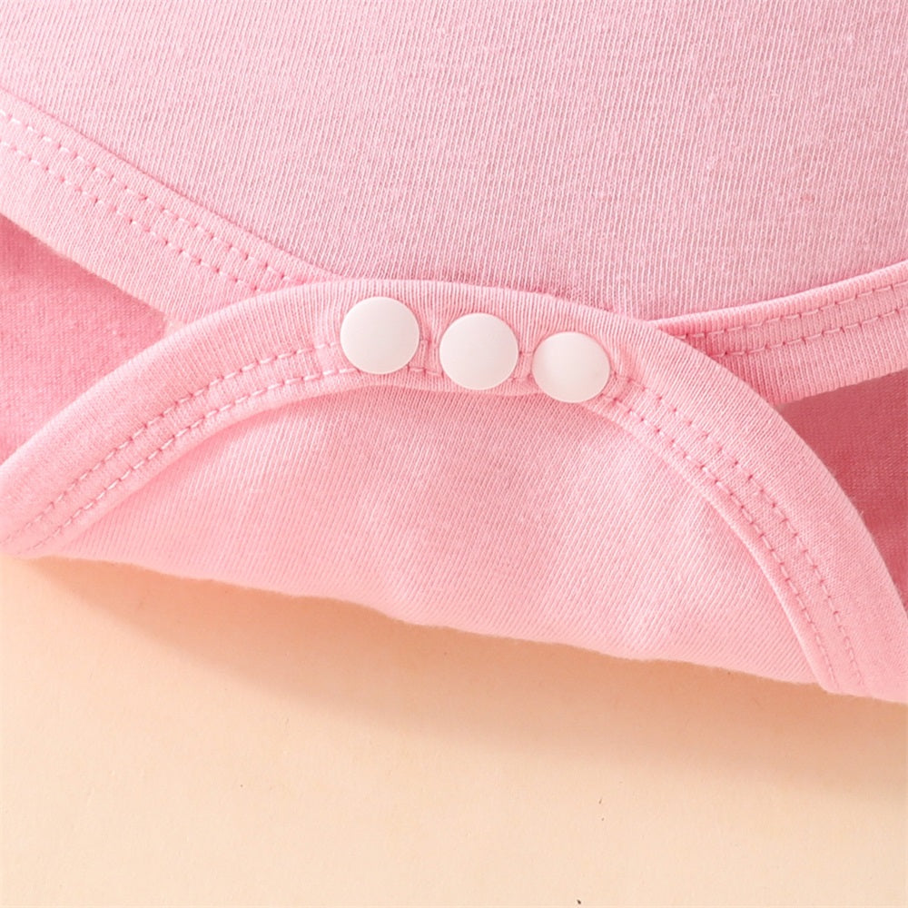 3PCS Sweet As Can Bee Letter Print Long Sleeve Baby Set