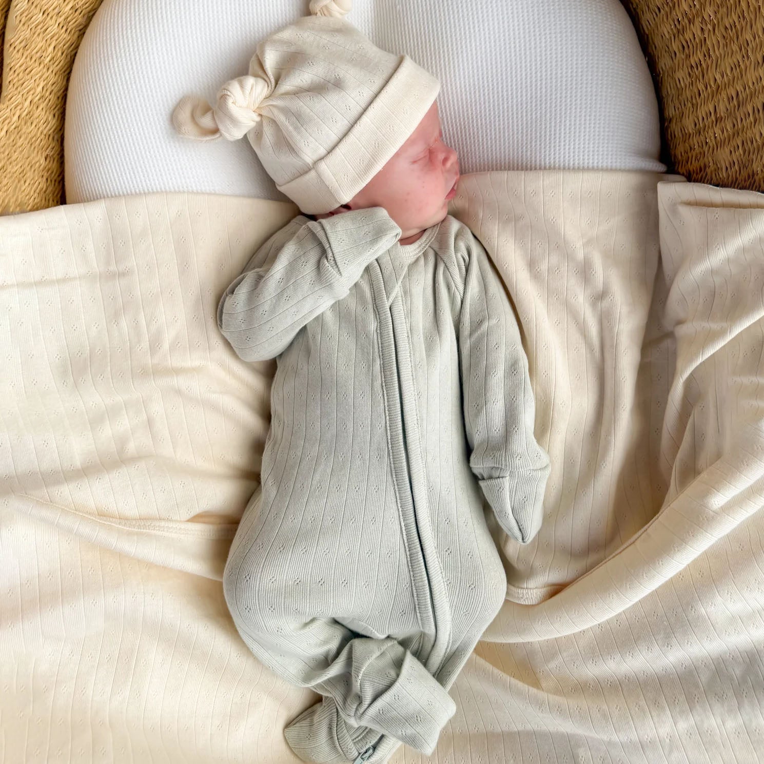 2PCS Neat Solid Color Long Sleeve Zipper Baby Jumpsuit