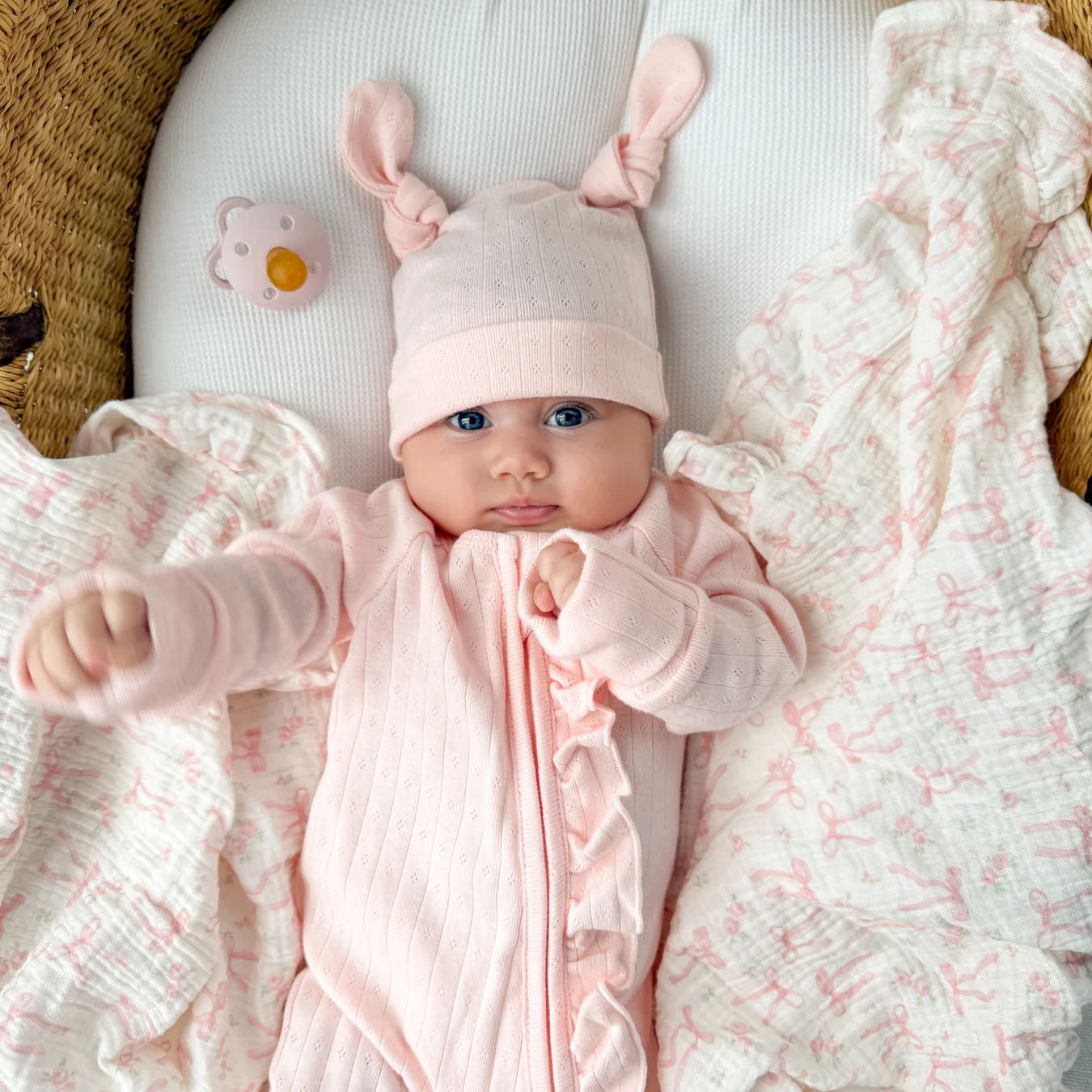 2PCS Chic Solid Color Long Sleeve Zipper Baby Jumpsuit