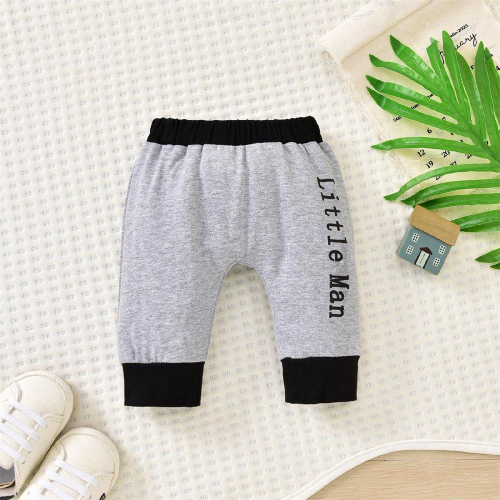 2PCS Lovely Baby Bear Letter Printed Hoodie Baby Set