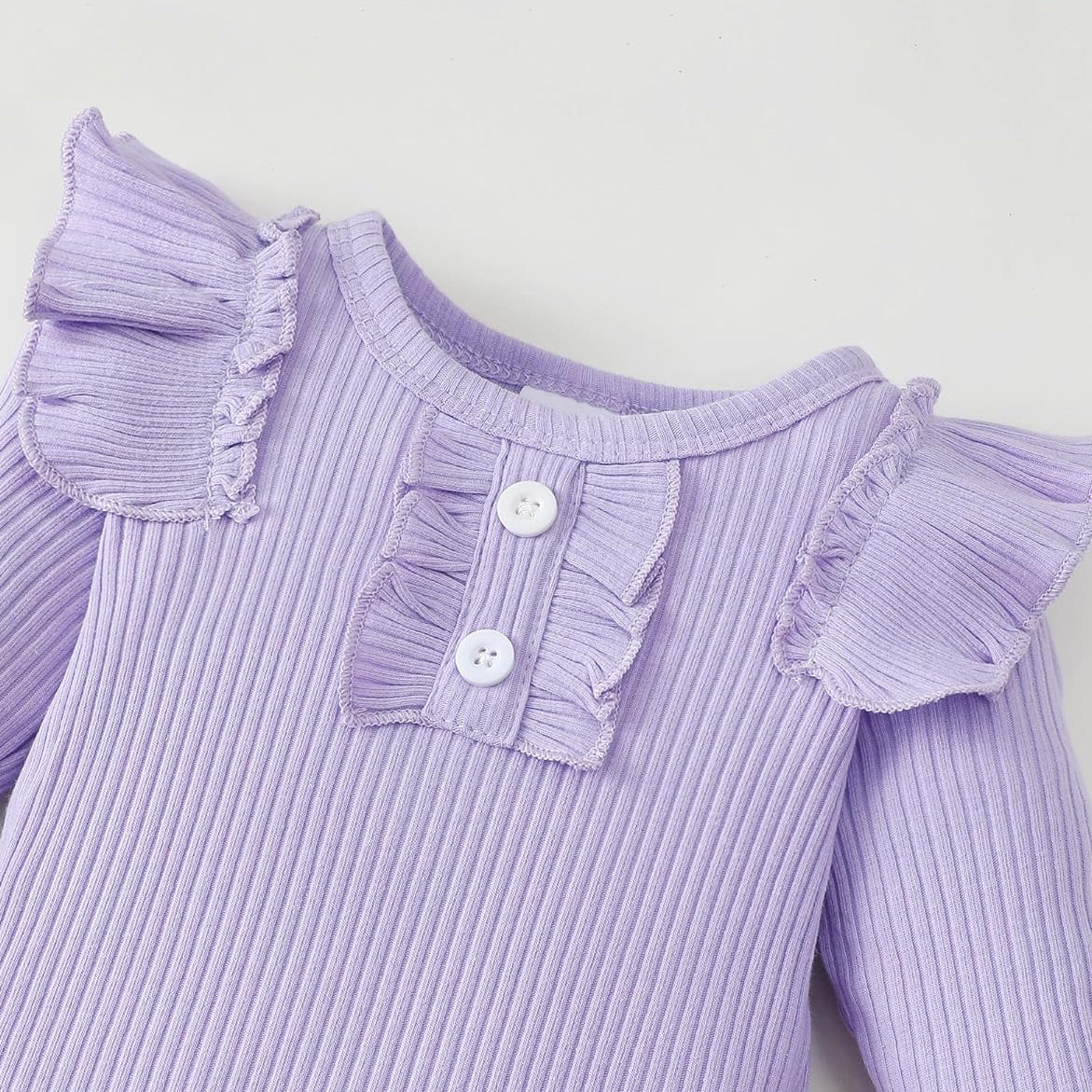 3PCS Floral Print Long Sleeve Baby Girl Set