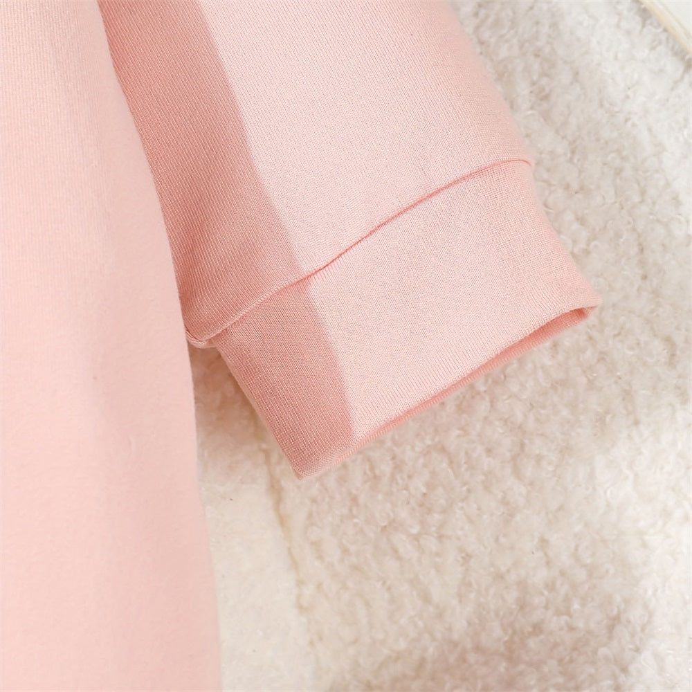 Daddy's Girl Letter Leopard Printed Long Sleeve Baby Jumpsuit