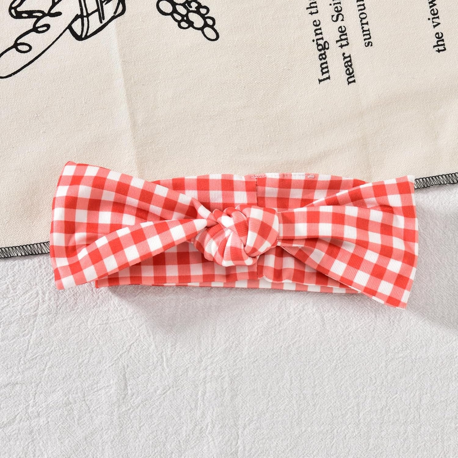 2PCS Cheerful Faux Layered Plaid Print Short Sleeve Baby Romper