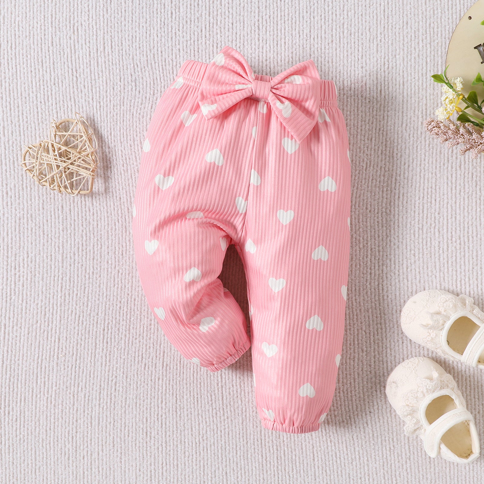 3PCS Daddy's Girl Letter Printed Long Sleeve Baby Set