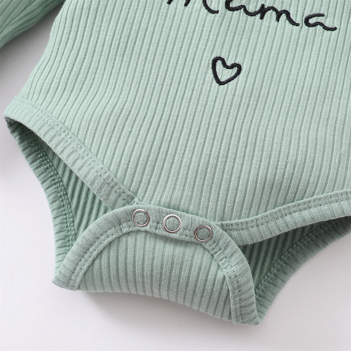 Ensemble 3 pièces pour bébé à imprimé floral I Got It From My Letter
