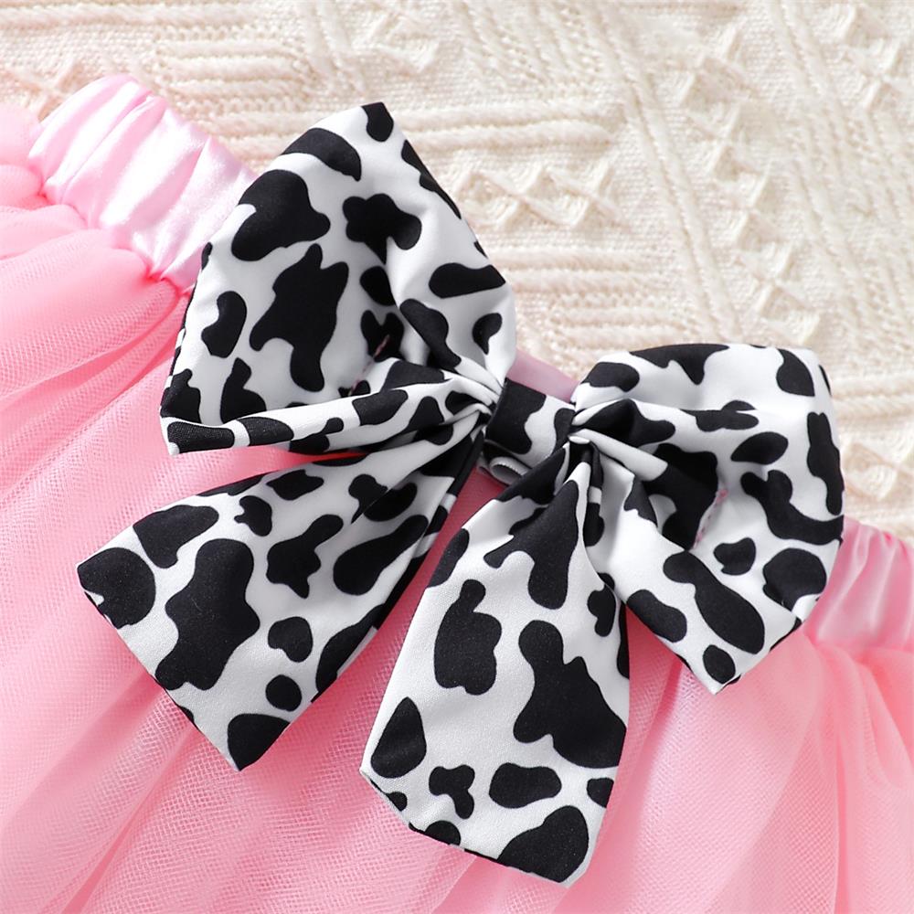 3PCS Halt Way To One Letter Print Long Sleeve Baby Girl Set