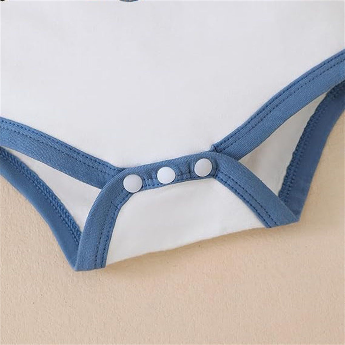 3PCS Dog Stripe Print Long Sleeve Baby Set