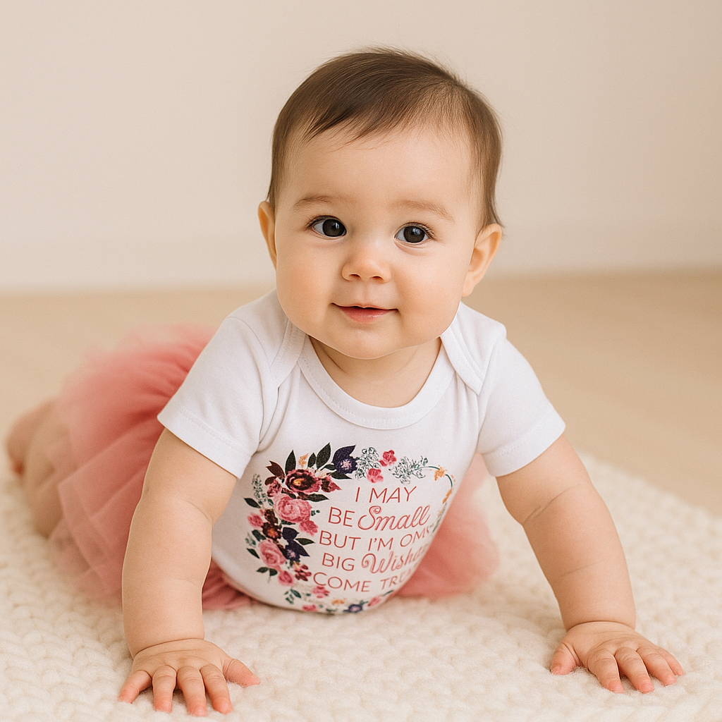 Haut à volants et jupe tutu à imprimé floral pour bébé