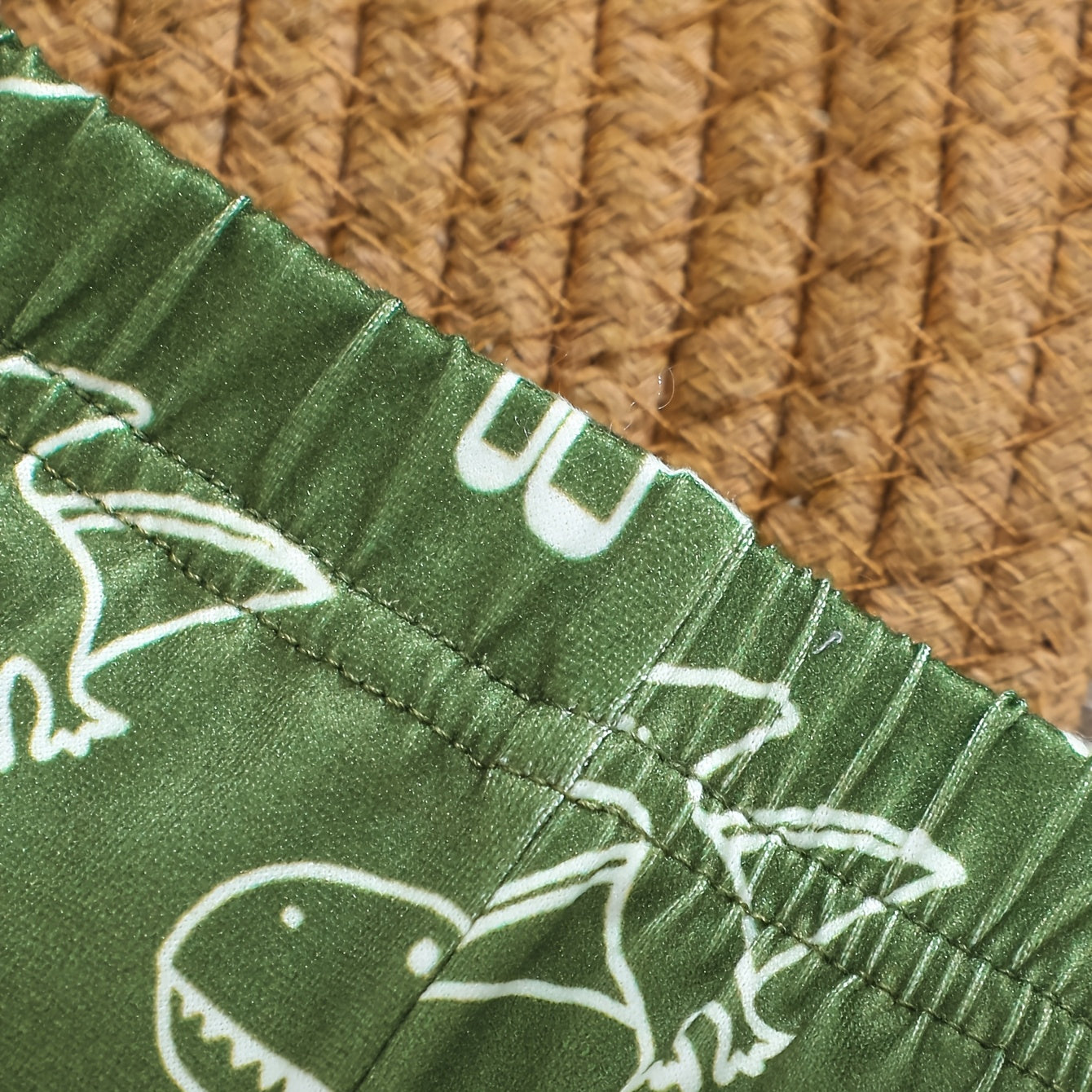 3PCS Adorable Dinosaur Print Short Sleeve Baby Set