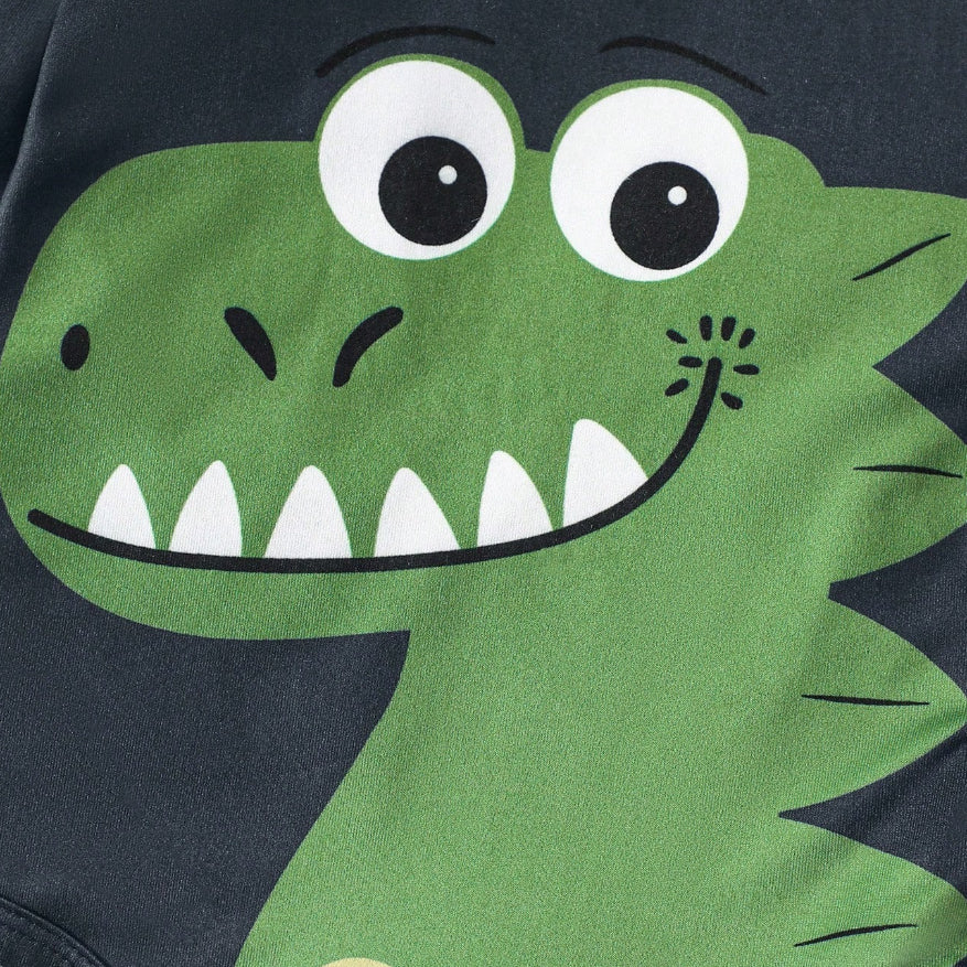 3PCS Cute Dinosaur Print Long Sleeve Baby Set