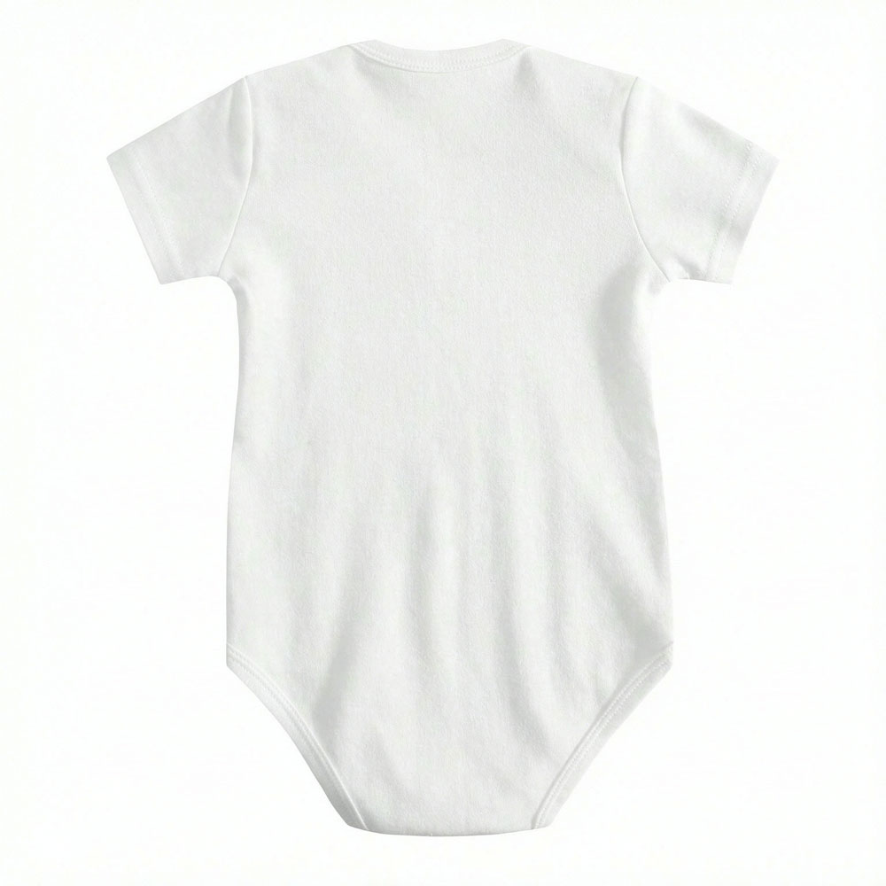 Lovely Best Thing 2027 Letter Animal Print Short Sleeve Baby Romper
