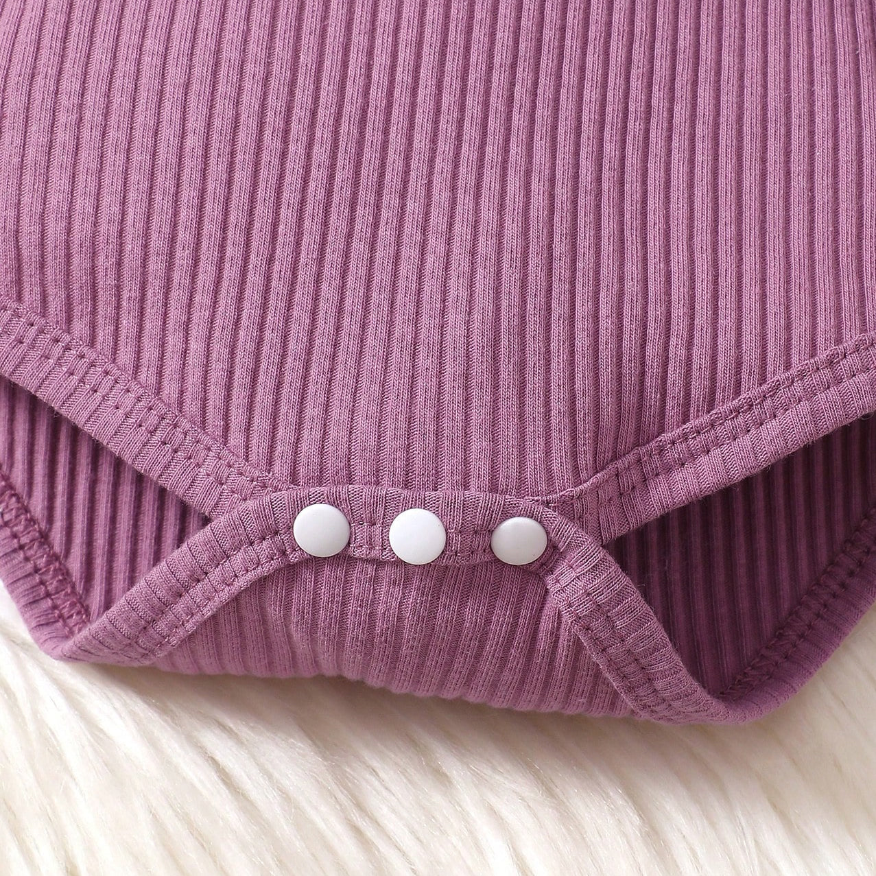 3PCS Grace Heart Printed Long Sleeve Baby Set