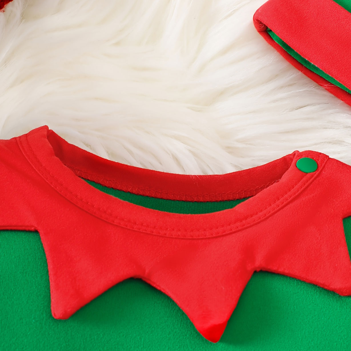 2PCS Lovely Christmas Gingerbread Print Long Sleeve Baby Jumpsuit