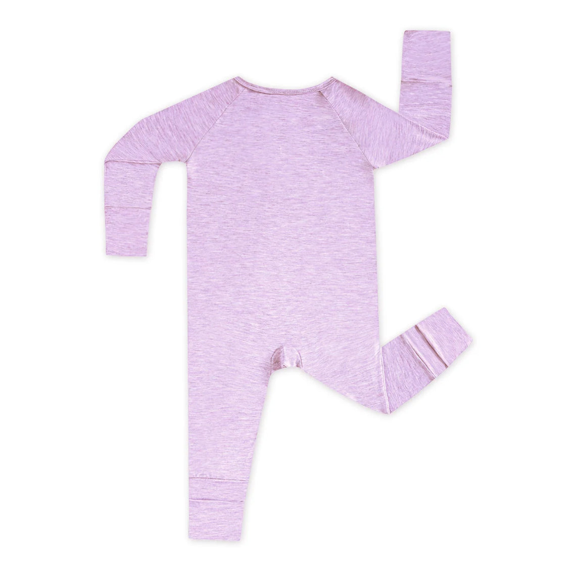 Sweet Solid Color Zipper Bamboo Viscose Baby Jumpsuit