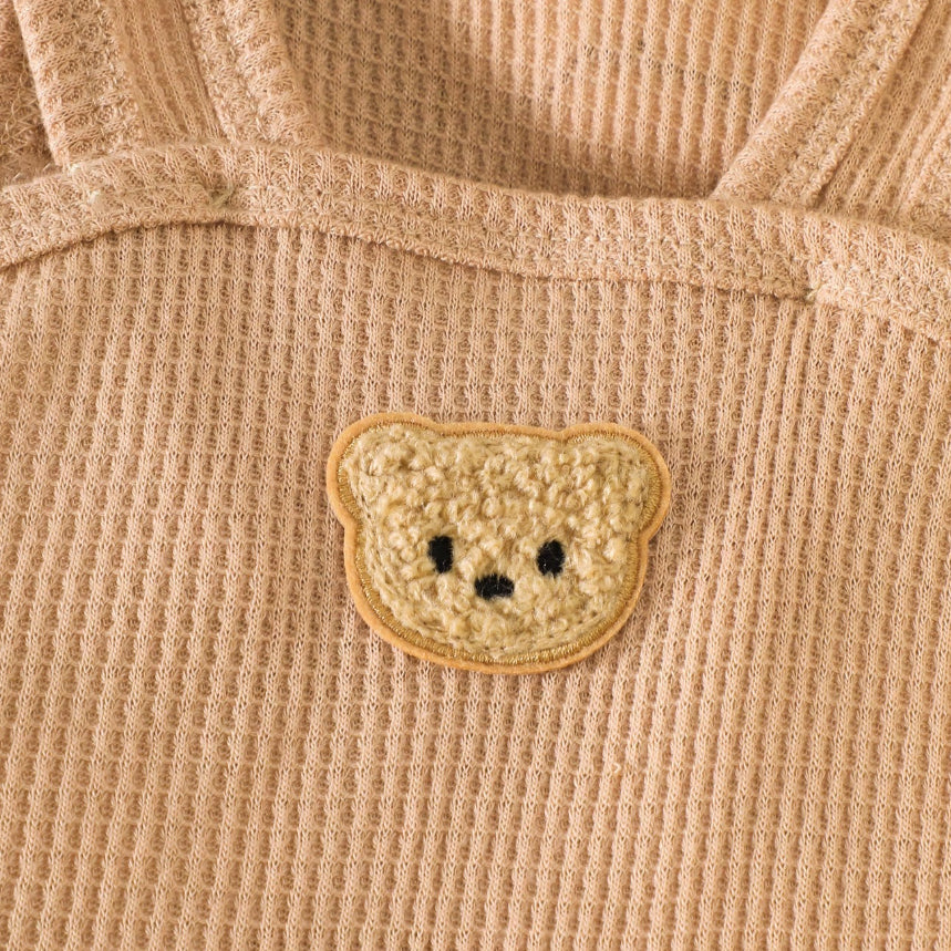 2PCS Lovely Bear Printed Long Sleeve Baby Set