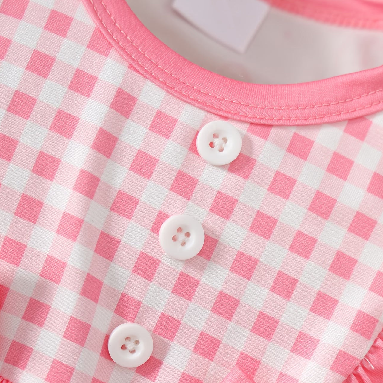 Sweet Bow and Plaid Print Sleeveless Baby Romper