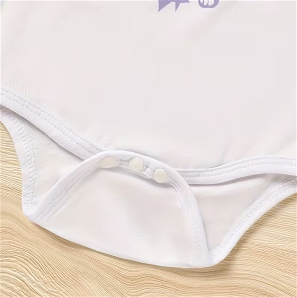 4PCS Butterfly and Floral Printed Long Sleeve Baby Set