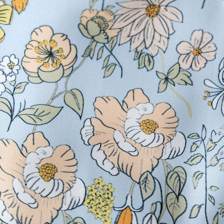 2PCS Grace Floral Print Sleeveless Baby Jumpsuit