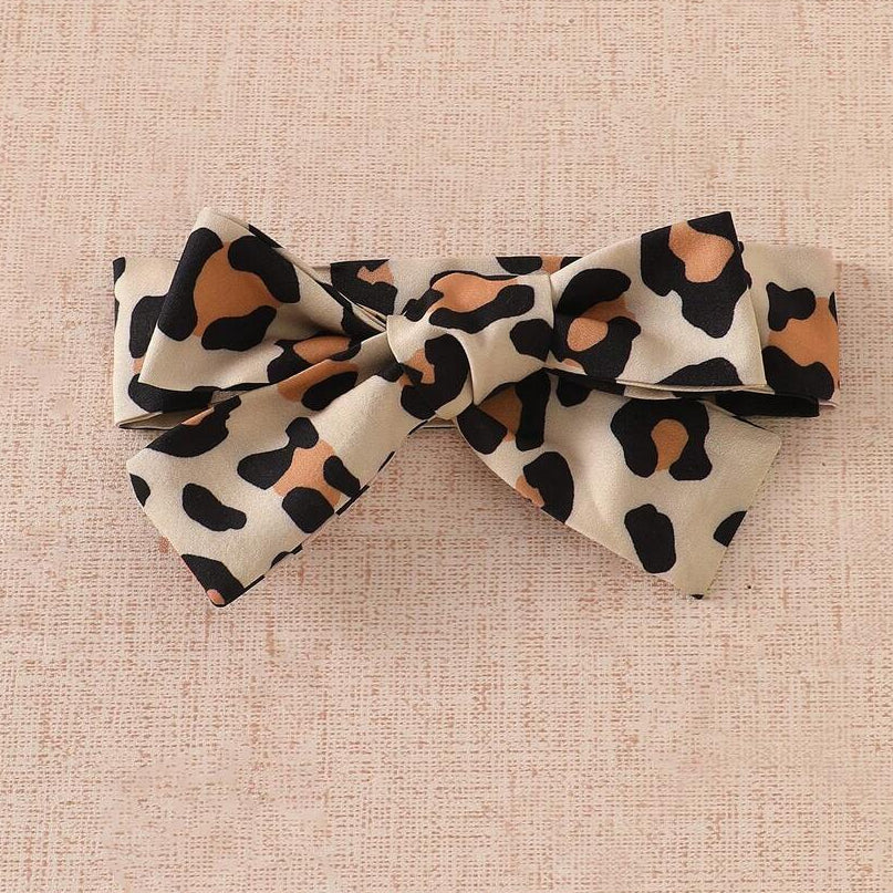 3PCS Mommy's Little Girl Letter Leopard Print Baby Set