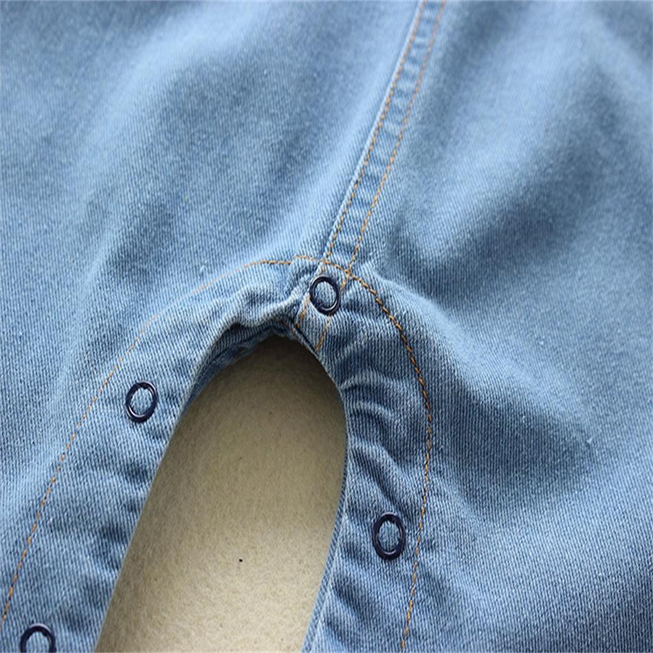 Combinaison à bretelles en jean pour bébé/enfant en bas âge