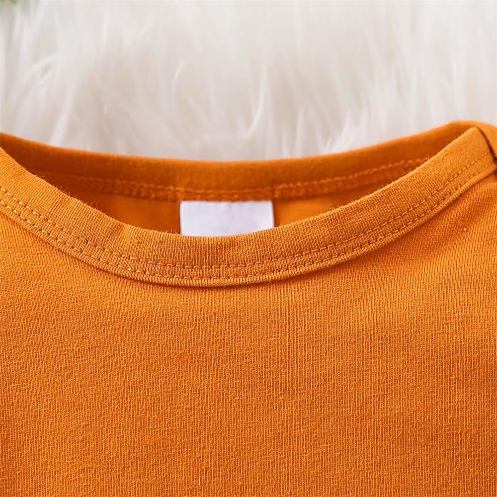 2PCS Cute Lion Print Long Sleeve Baby Overalls Set
