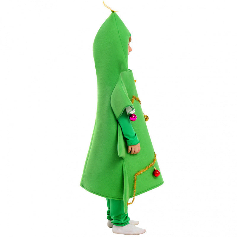 Christmas Tree Cosplay Costume Big Tree Clothes Christmas Parent-child Suit