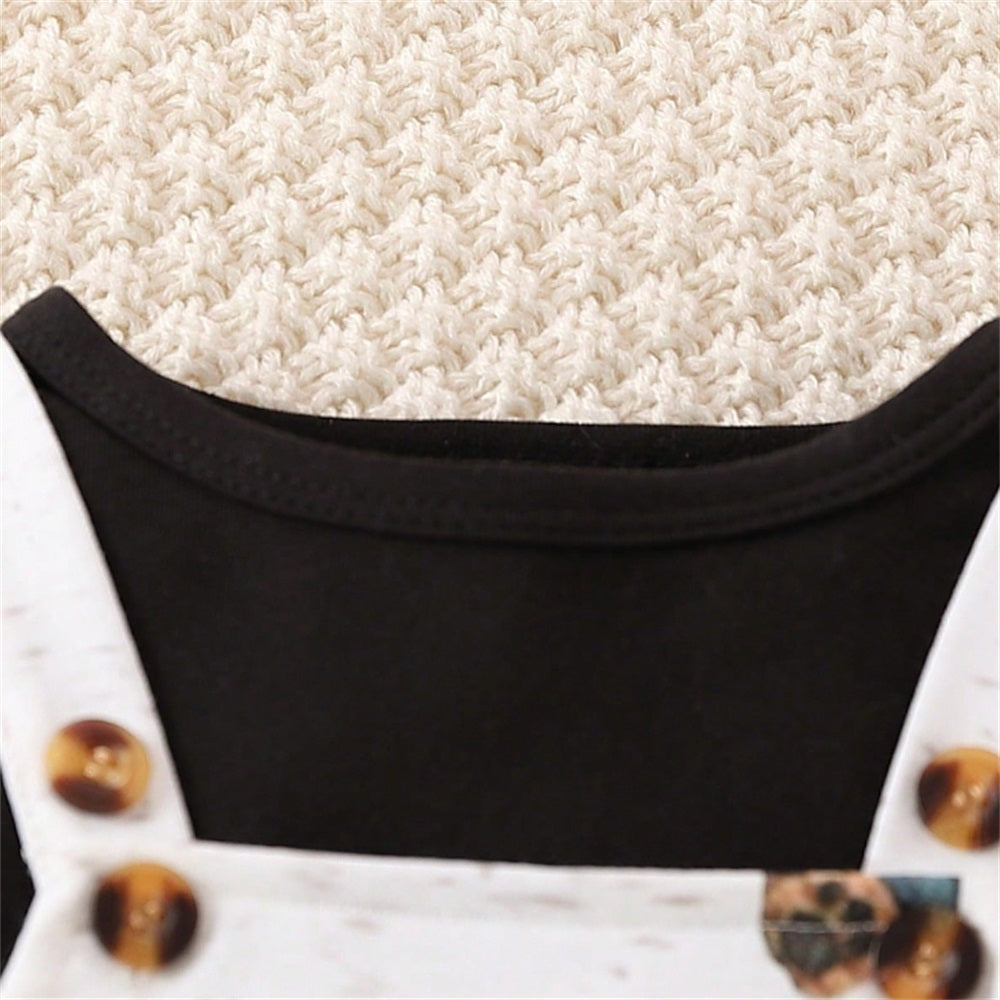 Casual Cute Bear Printed Long Sleeve Baby Jumpsuit