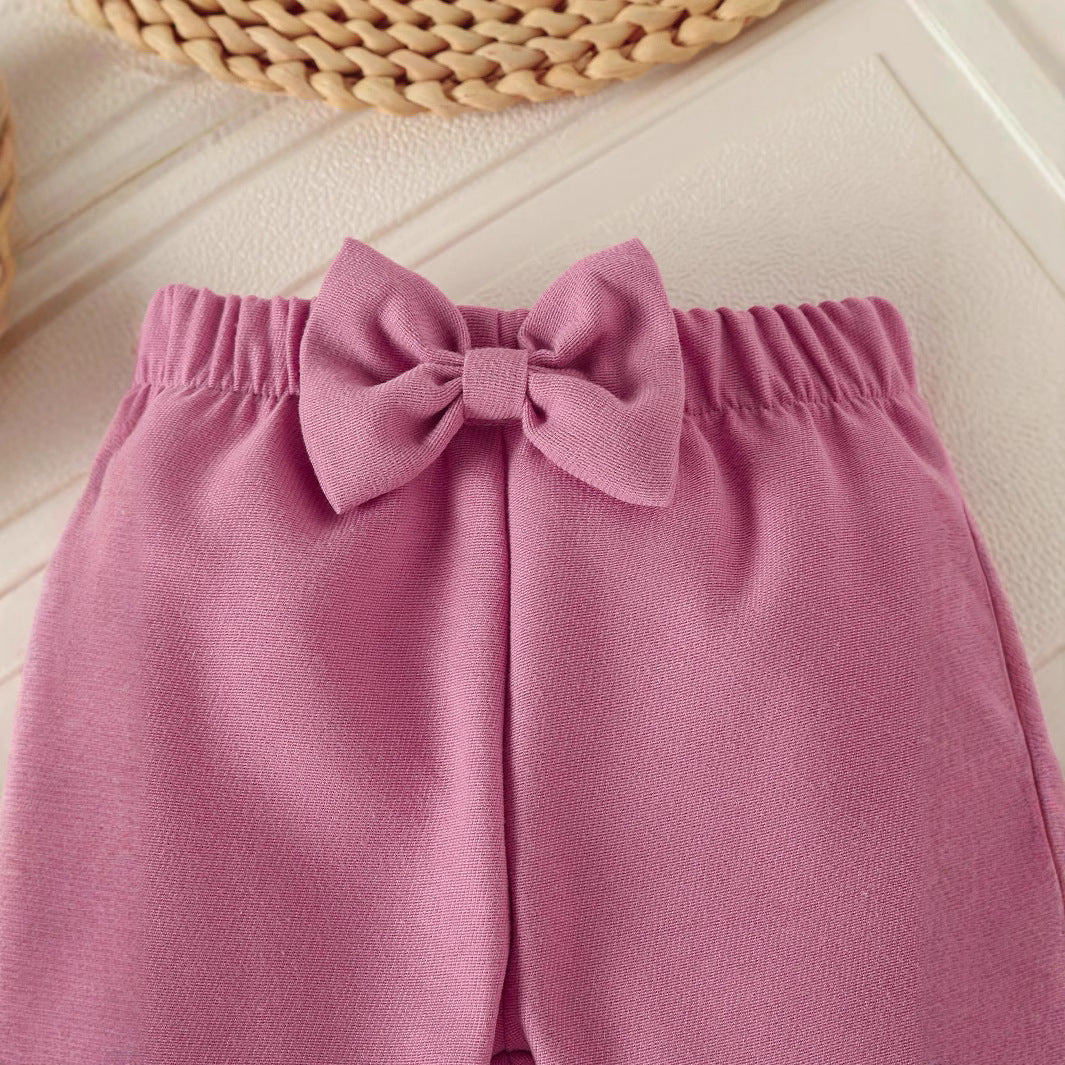 3PCS Lovely 3D Floral Print Long Sleeve Baby Girl Set