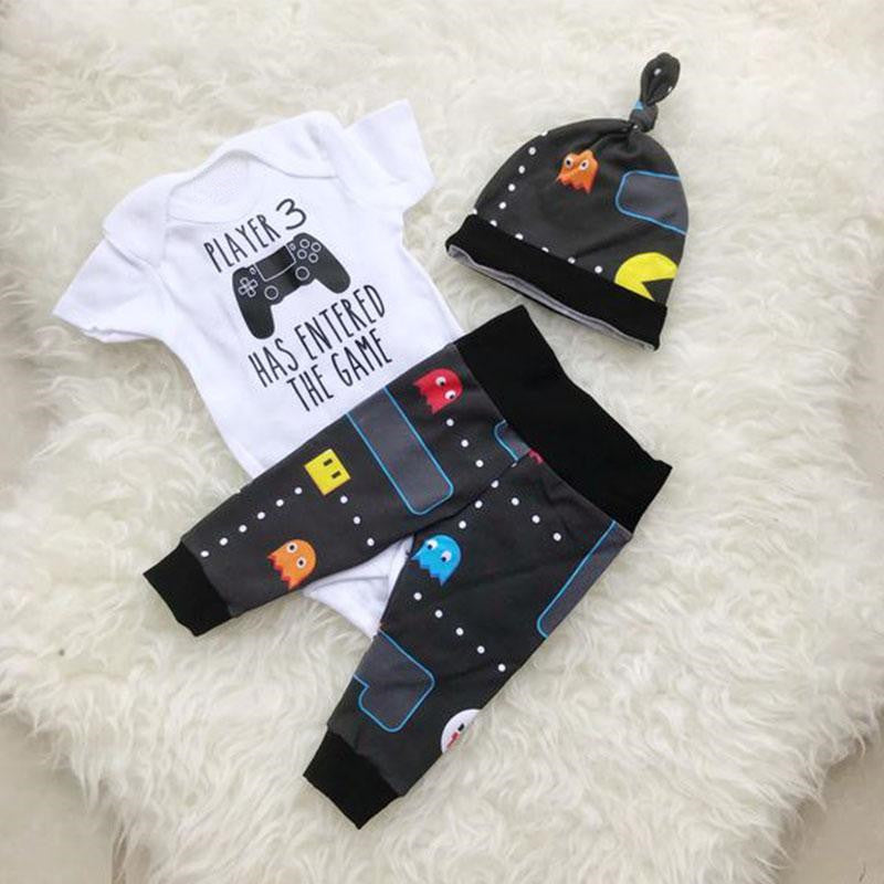 3PCS Player 3 est entré dans le jeu Funny Baby Set