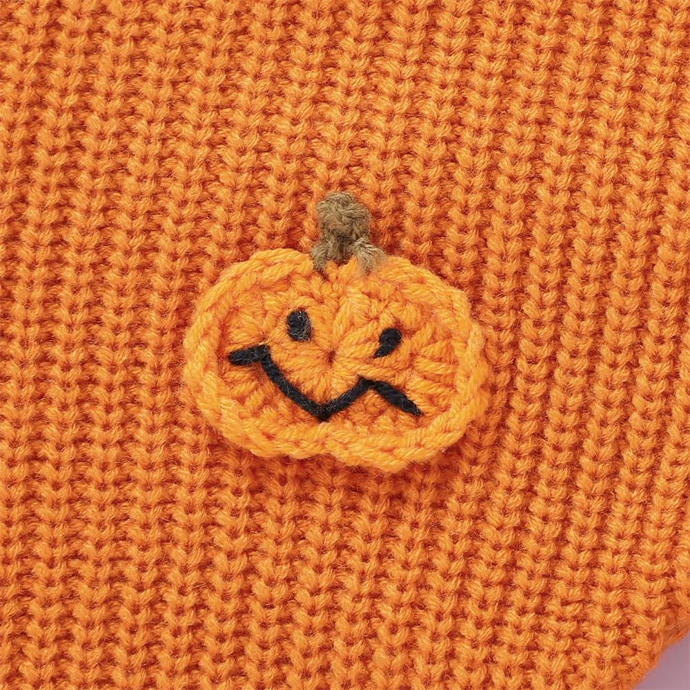 Halloween Knitted Long Sleeve Baby Jumpsuit