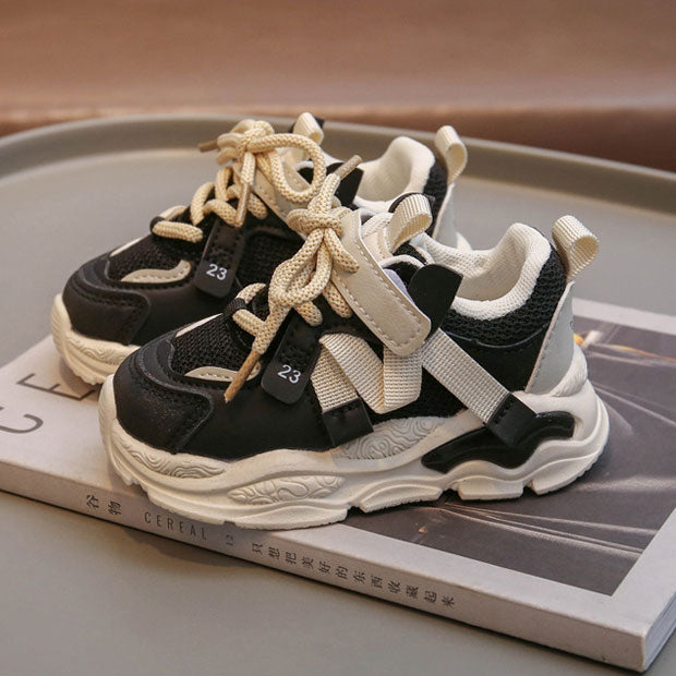 Casual Breathable Mesh Hook Loop Sport Baby Shoes
