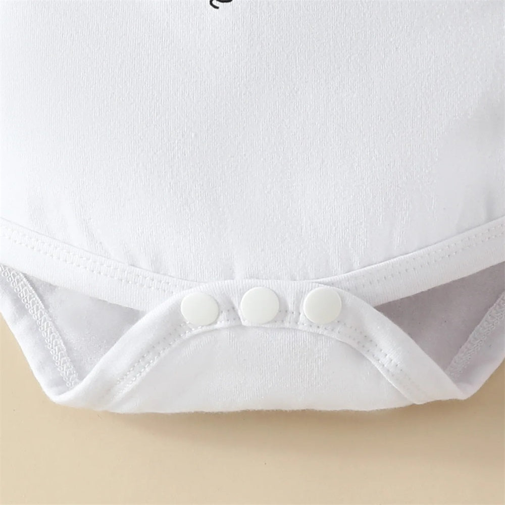 3PCS Sweet Strawberry Printed Ruffled Short Sleeve Baby Set