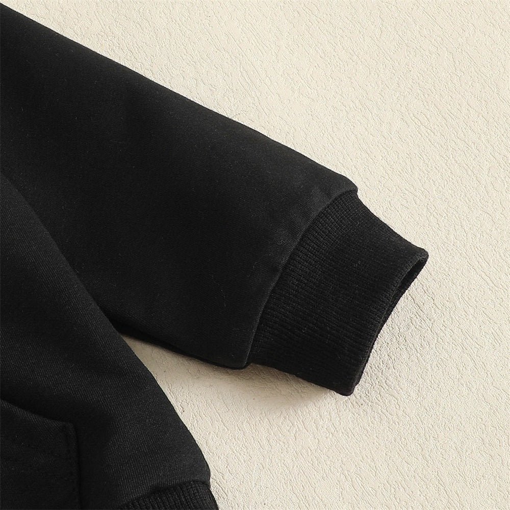 2PCS Mama's Boy Letter Print Camouflage Baby Hooded Set