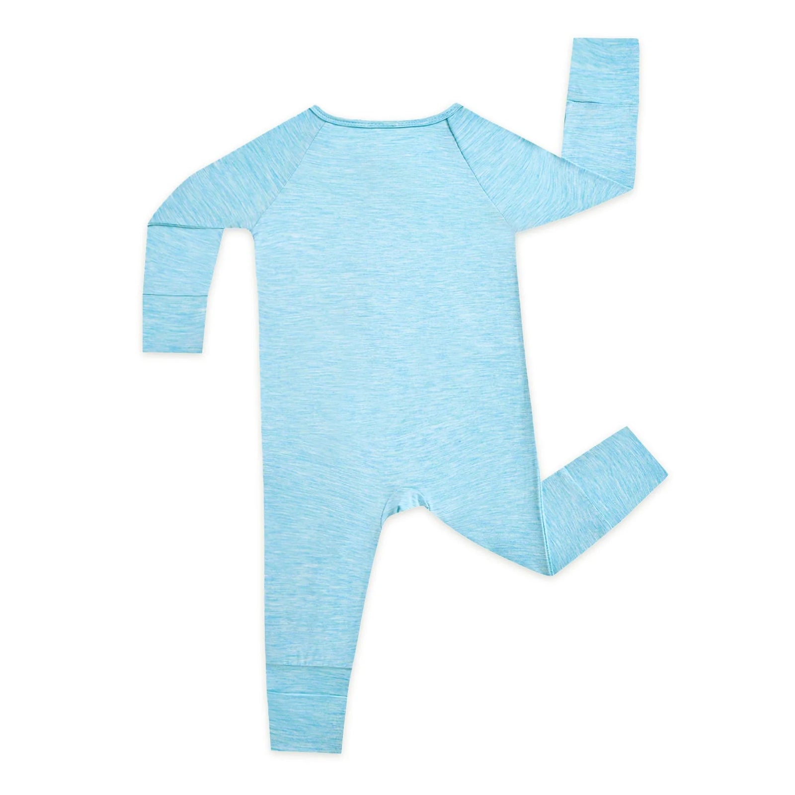 Vibrant Solid Color Zipper Bamboo Viscose Baby Jumpsuit