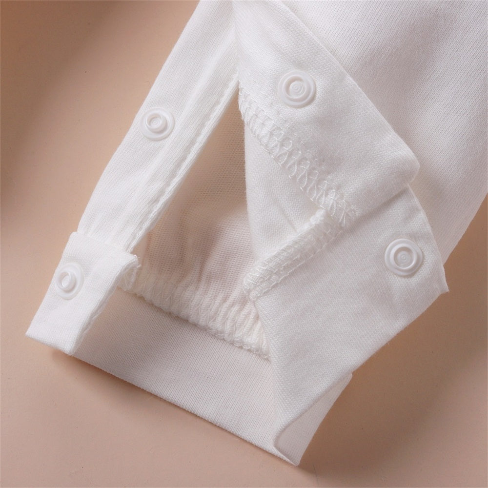 Every Dog Needs Baby Letter Print Long Sleeve Baby Jumpsuit