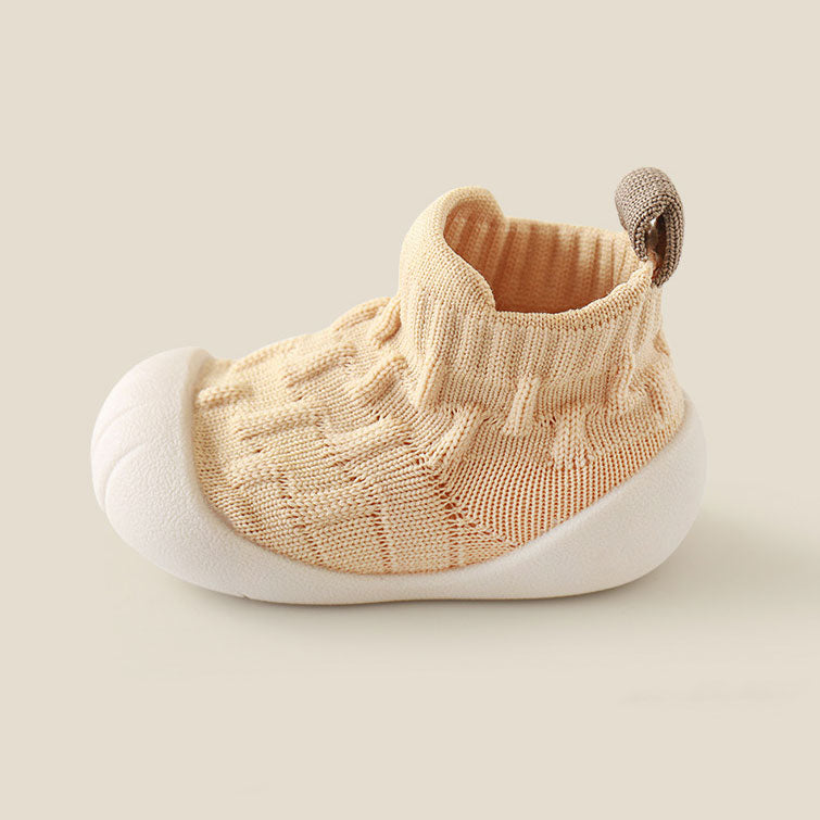 Breathable Knit Sock Style Non Slip Soft Sole Baby Shoes