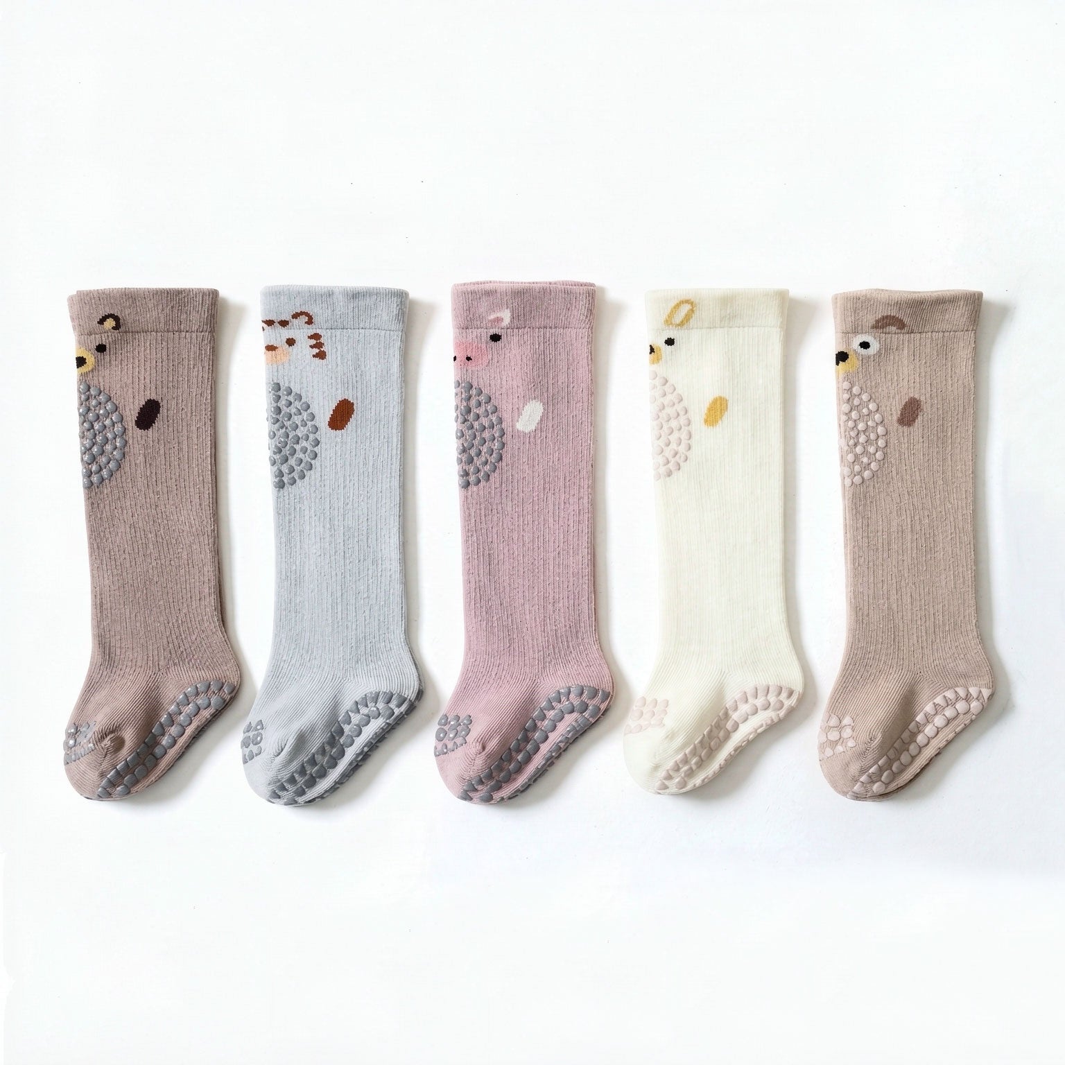 Soft Cute Cartoon Non Slip Knee High Baby Socks
