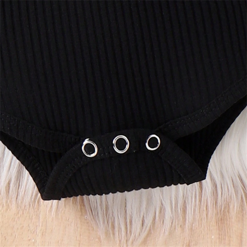 3PCS Casual Plaid Print Long Sleeve Baby Set